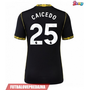 Lacne Ženy Futbalové dres Chelsea Moises Caicedo #25 2026-27 Krátky Rukáv - Preč